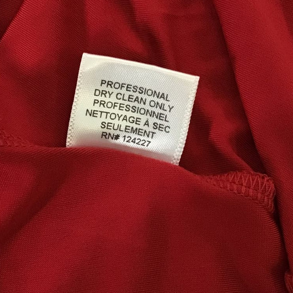 MISA LOS ANGELES SZ M Red Domino Sleeveless V-Neck Mini Dress NWT B14 - Picture 10 of 10